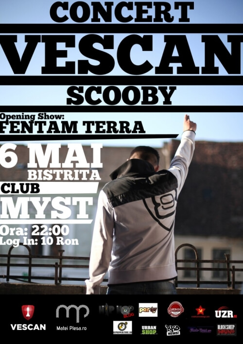 concert vescan scooby fentam terra club myst 6 mai bistrita